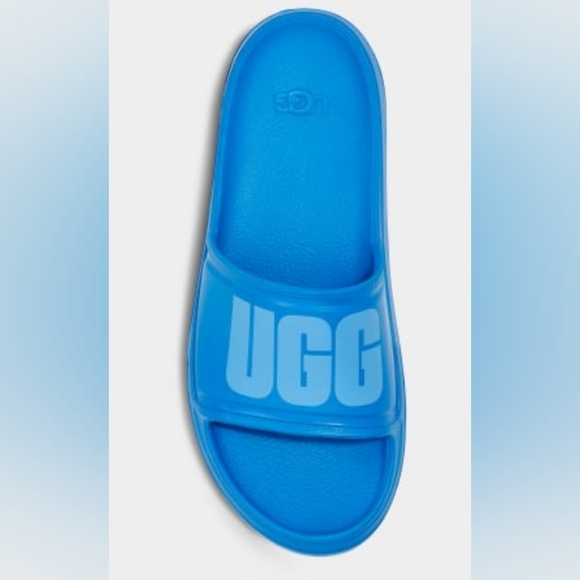 Uggs Men's Wilcox Blue Slip-on Slide Sandals Size 12 - Picture 2 of 6